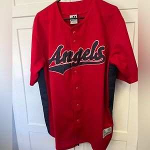 Anaheim Angels MLB Baseball Jersey Mens Size Large